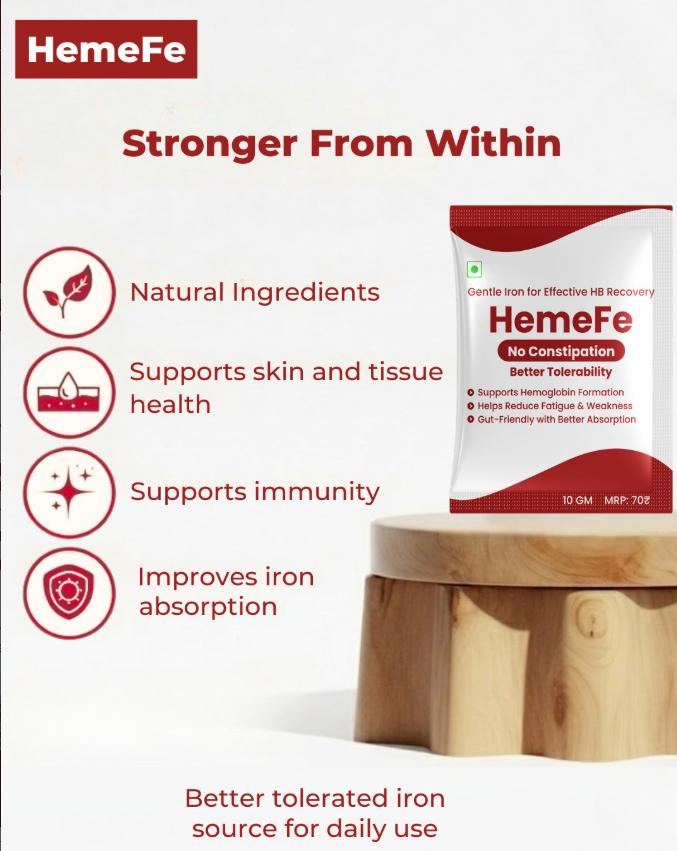 HemeFe – Gentle Iron for Better Hemoglobin
